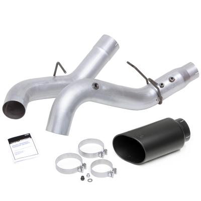Monster Exhaust System Single Exit Black Tip for 20-22 Chevy/GMC 2500/3500 Banks Power