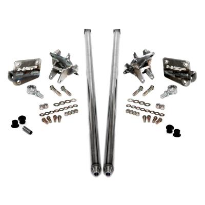HSP Traction Bars For 2011-2017 Ford Powerstroke 6.7 Liter F250 F350 SRW Extended Cab Short Bed-Polar White