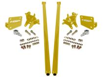 HSP Traction Bars For 2011-2017 Ford Powerstroke 6.7 Liter F250 F350 SRW Crew Cab Long Bed-Flag Red