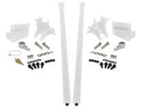 HSP Traction Bars For 2017.5-2022 Ford Powerstroke 6.7 Liter F350 SRW Extended Cab Short Bed-Flag Red